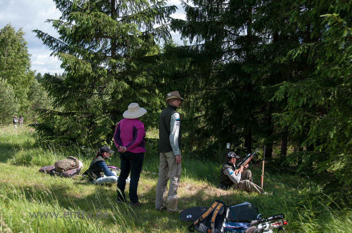 First day, groups of four and three